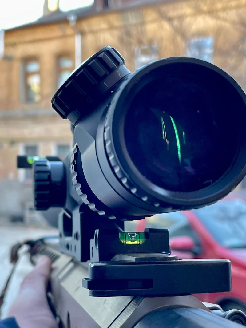 Livella a bolla per cannocchiale ottica | Base Picatinny