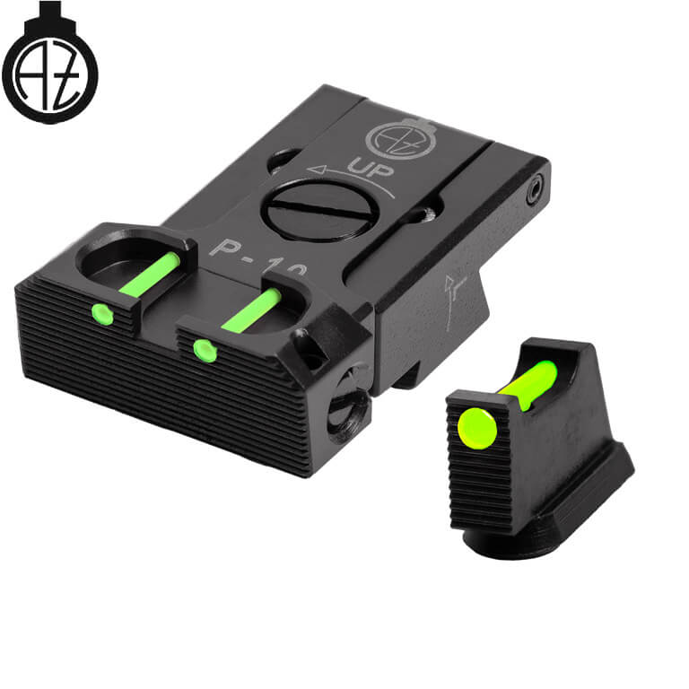 CZ P-10 mire regolabili con fibra ottica | type B