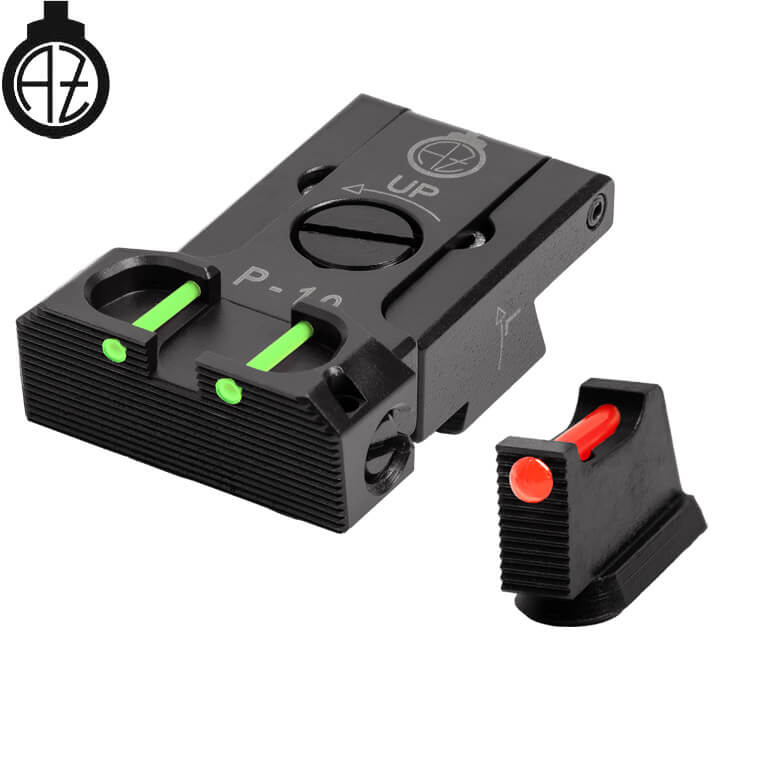 CZ P-10 mire regolabili con fibra ottica | type B