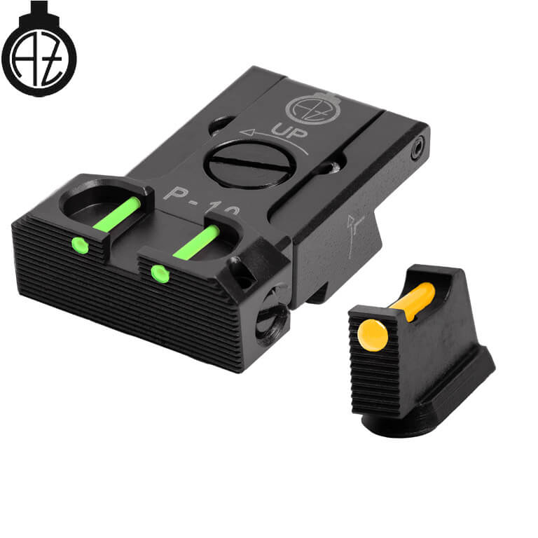CZ P-10 mire regolabili con fibra ottica | type B