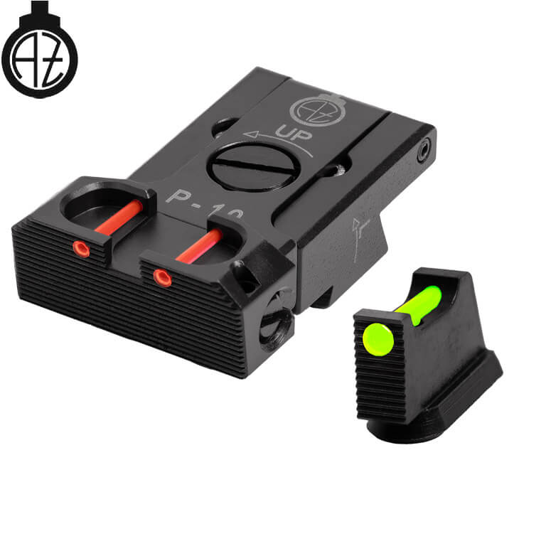 CZ P-10 mire regolabili con fibra ottica | type B