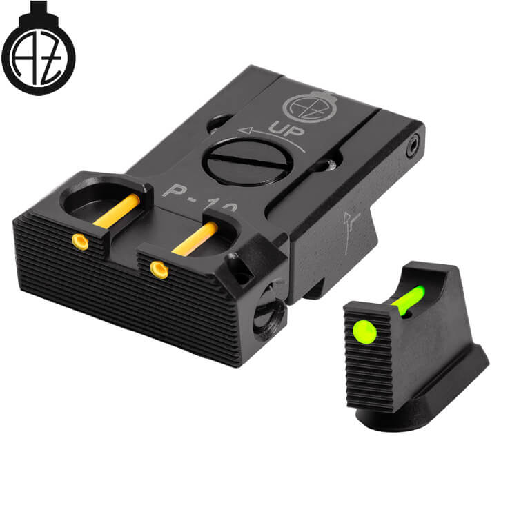CZ P-10 mire regolabili con fibra ottica | type B