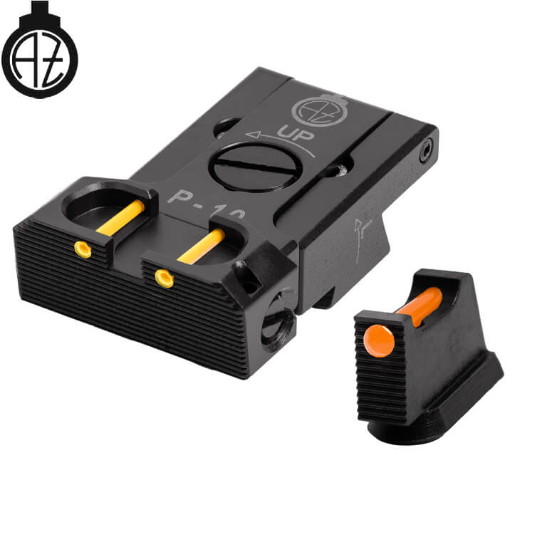 CZ P-10 mire regolabili con fibra ottica | type B