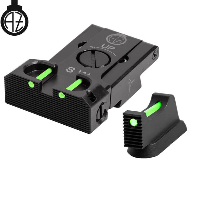 CZ Shadow 2, CZ 75 SP-01 Shadow mire regolabili con fibra ottica | type B