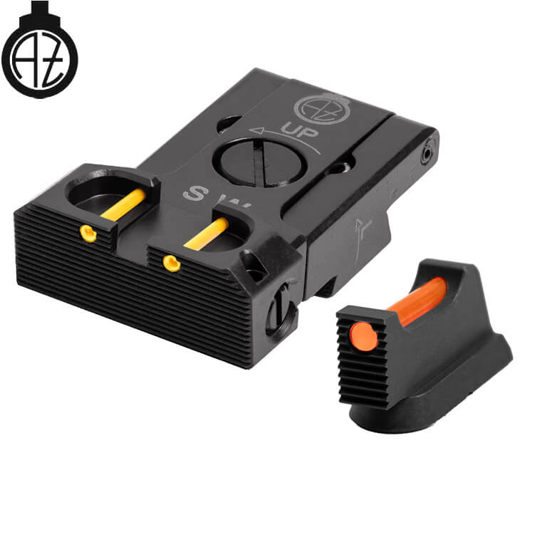 CZ Shadow 2, CZ 75 SP-01 Shadow mire regolabili con fibra ottica | type B