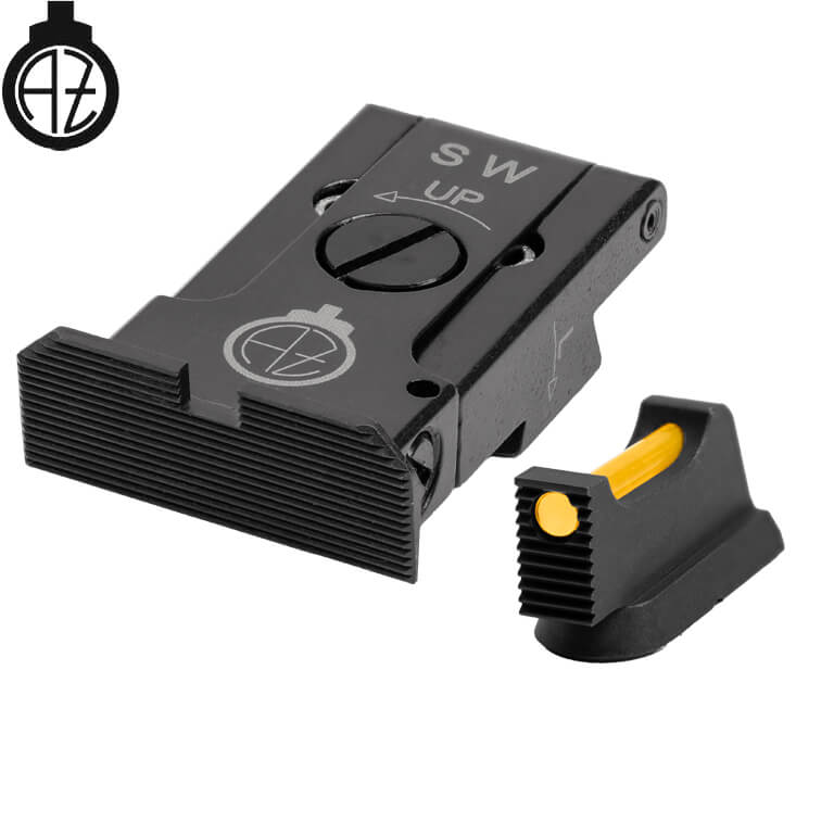 CZ Shadow 2, CZ 75 SP-01 Shadow mire regolabili con fibra ottica | type A