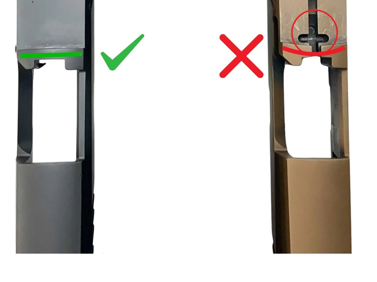 Sig P320 XFIVE varianti precedenti intaglio optics ready - differenze