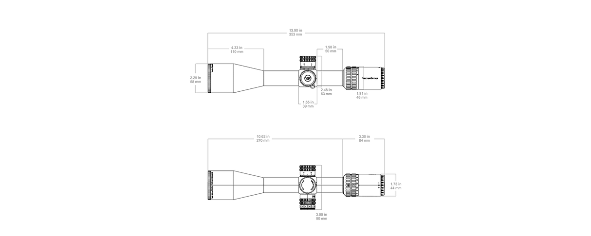 Vector Optics Orion Pro Max 6-24x50 MIL HD FFP cannocchiale ottica
