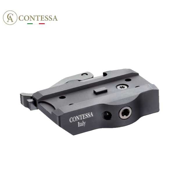 Slitta Picatinny attacco red dot con meccanismo QD | Aimpoint Micro impronta