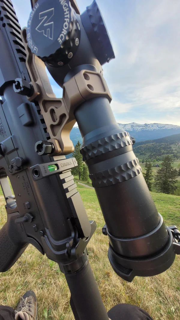 Livella a bolla laterale per cannocchiale ottica | Base Picatinny