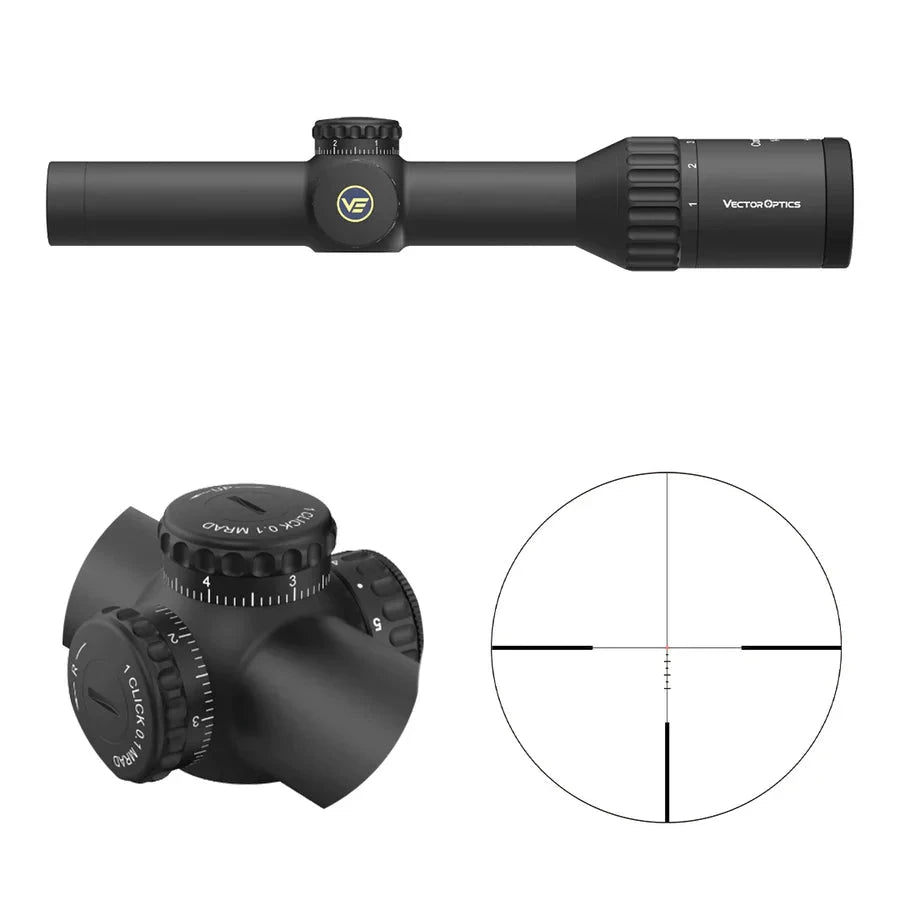 Vector Optics Continental x6 1-6x24 cannocchiale Vector Optics