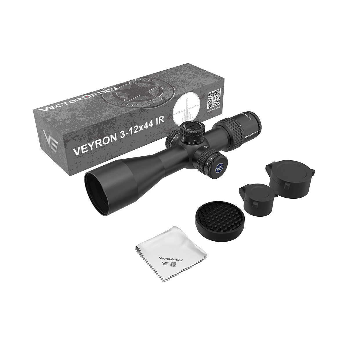 Vector Optics Veyron 3-12x44IR SFP cannocchiale compatto per fucile
