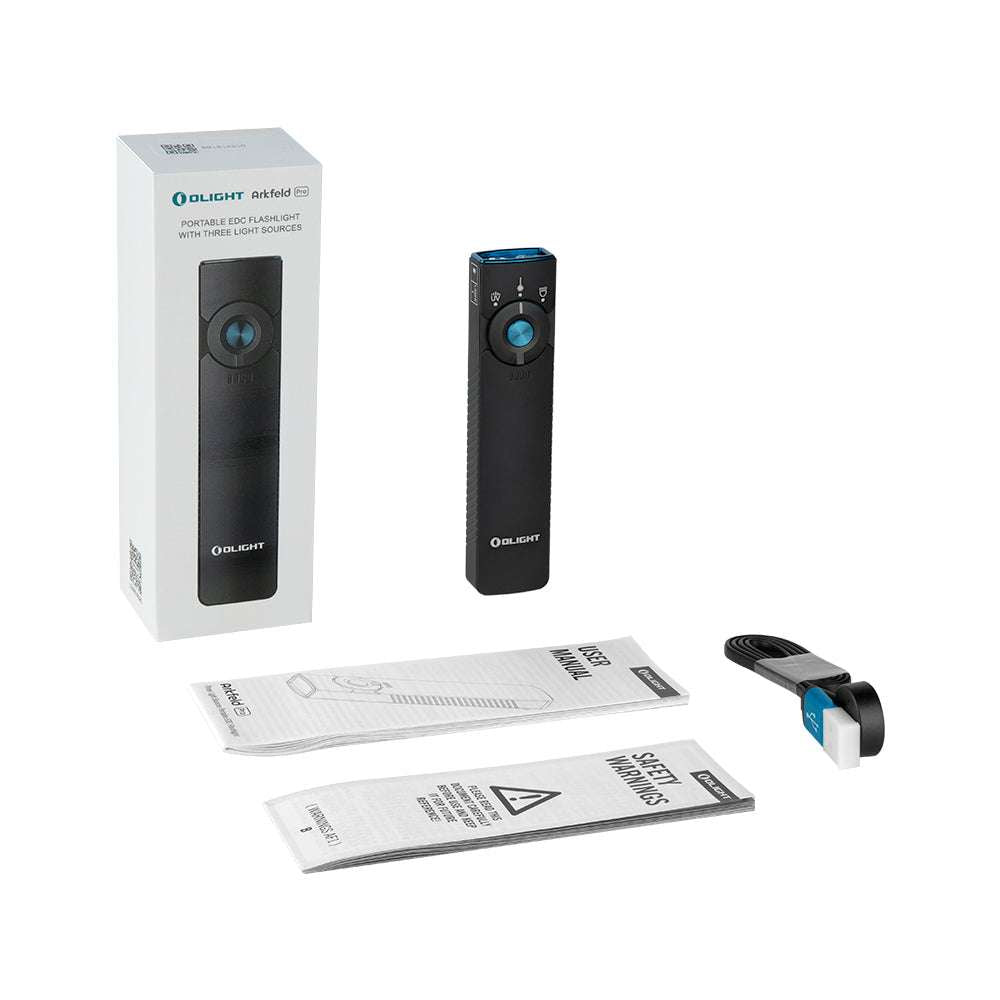 Olight Arkfeld Pro | torcia EDC piatta 3-in-1 | 1.300 lm