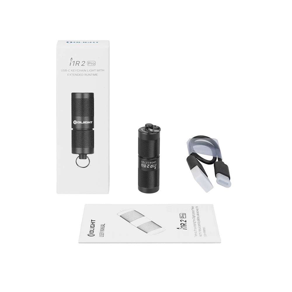 Olight i1R 2 Pro | torcia portachiavi ricaricabile | 180 lm - Black