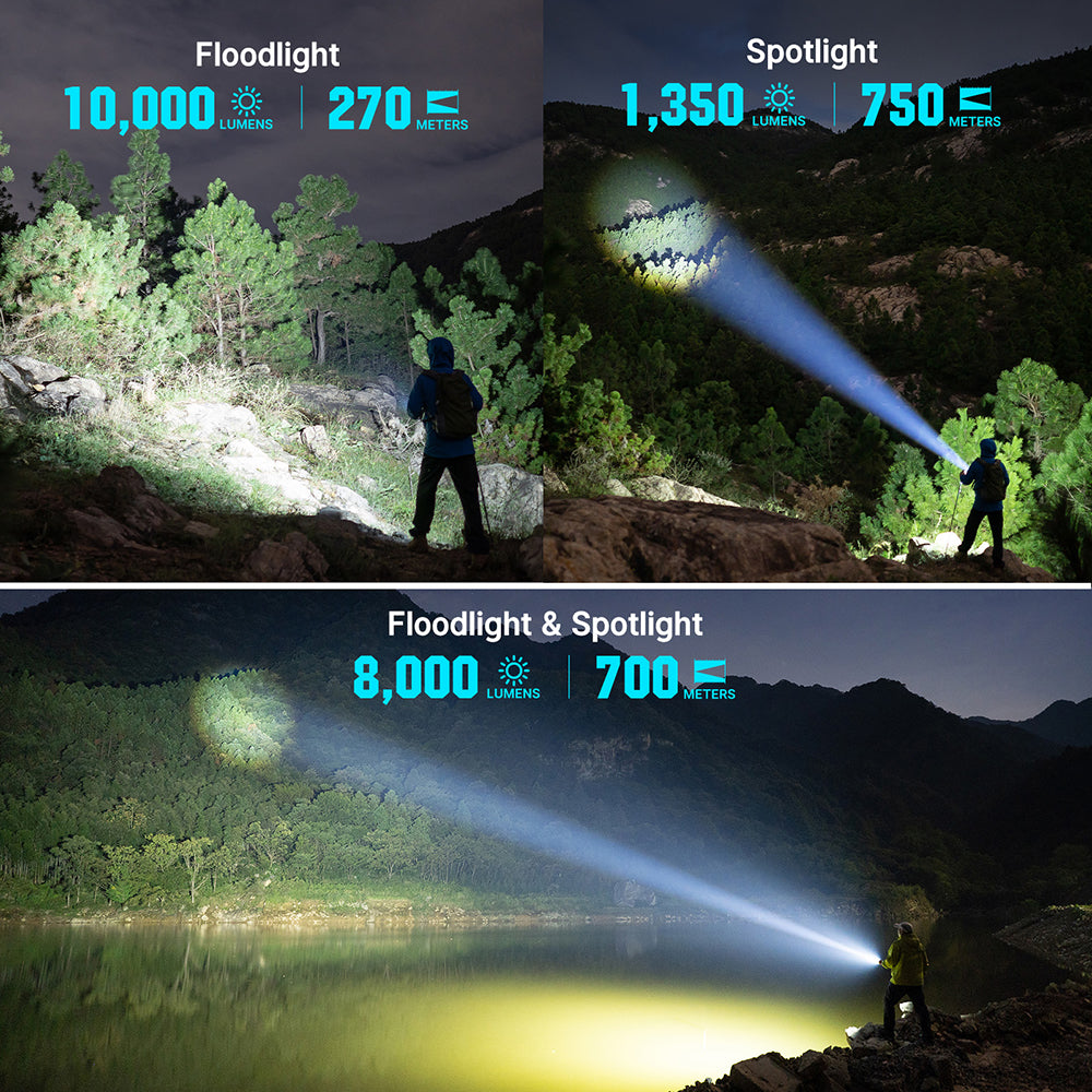 Olight Marauder 2 Mini | potente torcia ricaricabile | 10.000 lm