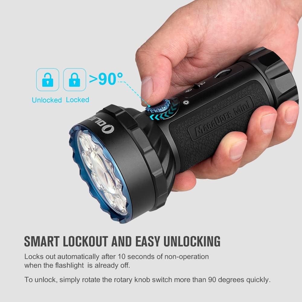 Olight Marauder Mini | torcia ricaricabile multicolore | 7.000 lm