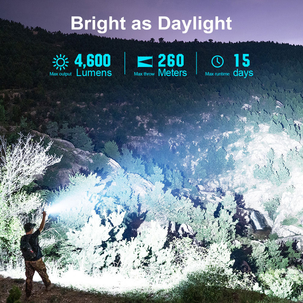 Olight Seeker 4 Pro | torcia ad alta potenza | 4.600 lm