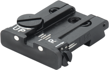 Sig P226 LDC tacca di mira regolabile | punti bianchi