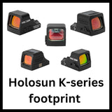 Red dot con impronta Holosun K-series
