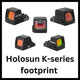 Red dot con impronta Holosun K-series