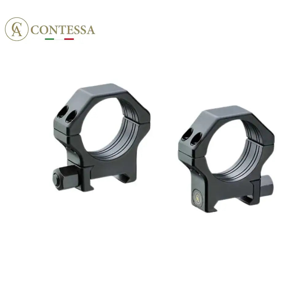 anelli per cannocchiale da 1’’ | base Picatinny con dado a vite - Basso [8mm]
