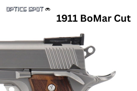 1911 [BoMar Cut] tacca di mira regolabile | con fibra ottica