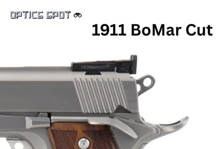 1911 [BoMar Cut] tacca di mira completamente regolabile | scanalata con 3 punti