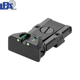 1911 [BoMar Cut] adjustable rear sight | fiber optic