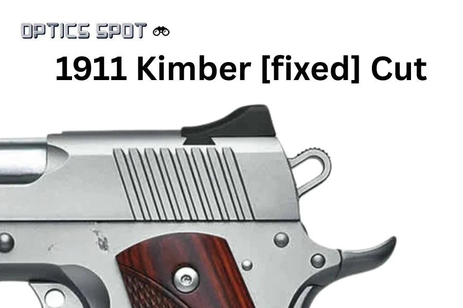 1911 [Kimber Fixed Cut] attacco red dot | tipo S [RMSc DPP K-series impronta]