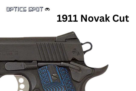 1911 [Novak Cut] tacca di mira regolabile | con fibra ottica