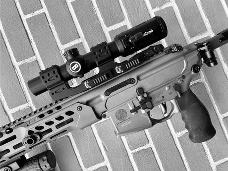 attacco per cannocchiale 34mm a sbalzo | slitta Picatinny QD base Ergo - Medio