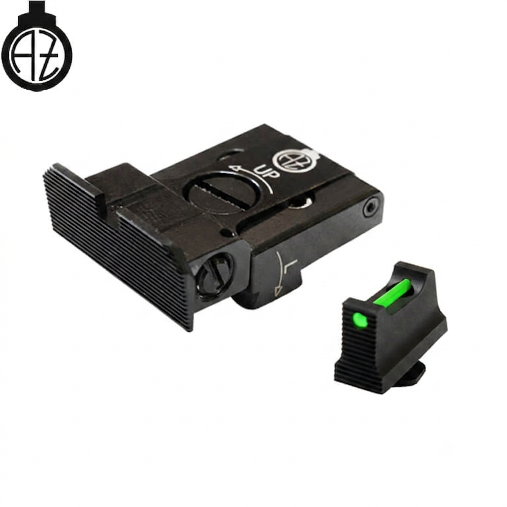 Mire regolabili per Glock [G17 G19 G26 & other] con fibra ottica | tipo