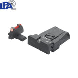 Beretta [92A1 92X 92XI 98A1 M9A3 & other] mire regolabili | con fibra ottica