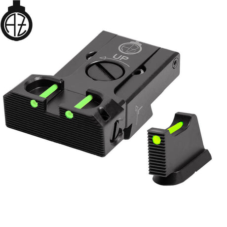 CZ 75B, CZ P-01, CZ 75 SP-01 mire regolabili con fibra ottica | tipo B Zendl