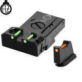 CZ 75B, CZ P-01, CZ 75 SP-01 mire regolabili con fibra ottica | tipo B Zendl