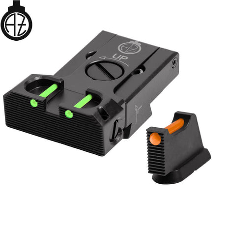 CZ 75B, CZ P-01, CZ 75 SP-01 mire regolabili con fibra ottica | tipo B Zendl