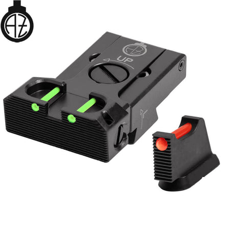CZ 75B, CZ P-01, CZ 75 SP-01 mire regolabili con fibra ottica | tipo B Zendl