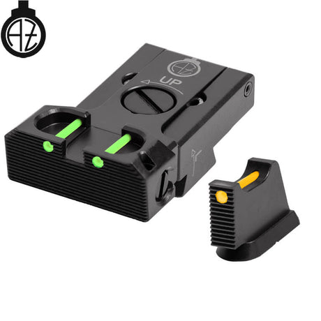 CZ 75B, CZ P-01, CZ 75 SP-01 mire regolabili con fibra ottica | tipo B Zendl