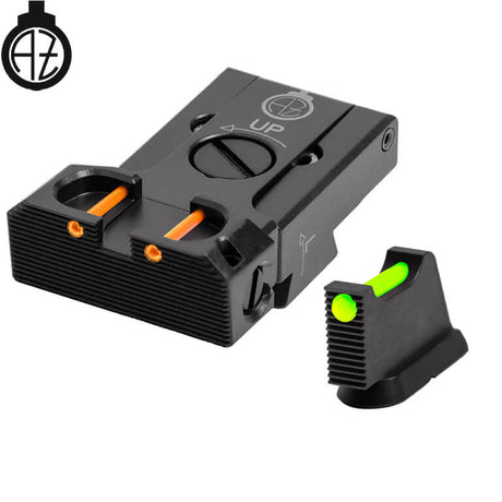 CZ 75B, CZ P-01, CZ 75 SP-01 mire regolabili con fibra ottica | tipo B Zendl