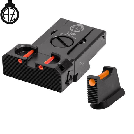 CZ 75B, CZ P-01, CZ 75 SP-01 mire regolabili con fibra ottica | tipo B Zendl