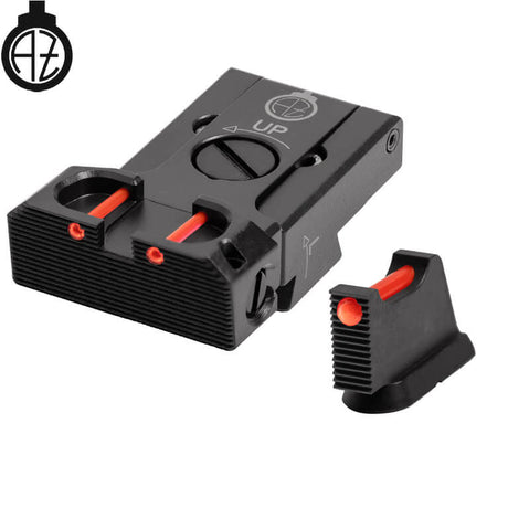 CZ 75B, CZ P-01, CZ 75 SP-01 mire regolabili con fibra ottica | tipo B Zendl