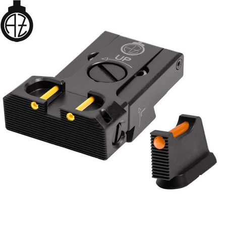 CZ 75B, CZ P-01, CZ 75 SP-01 mire regolabili con fibra ottica | tipo B Zendl