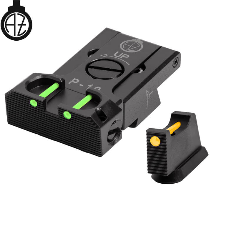 CZ P-10 mire regolabili con fibra ottica | type B 
