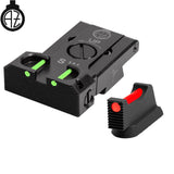 CZ Shadow 2, CZ 75 SP-01 Shadow mire regolabili con fibra ottica | type B