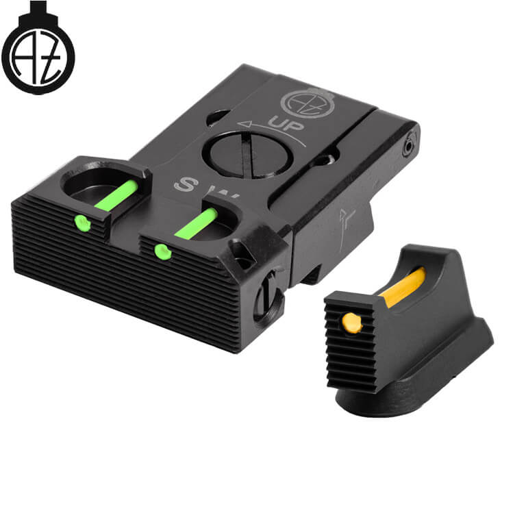 CZ Shadow 2, CZ 75 SP-01 Shadow mire regolabili con fibra ottica | type B