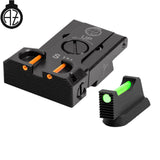 CZ Shadow 2, CZ 75 SP-01 Shadow mire regolabili con fibra ottica | type B
