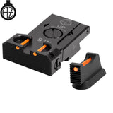 CZ Shadow 2, CZ 75 SP-01 Shadow mire regolabili con fibra ottica | type B