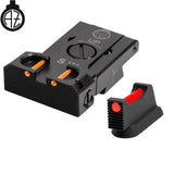 CZ Shadow 2, CZ 75 SP-01 Shadow mire regolabili con fibra ottica | type B