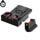CZ Shadow 2, CZ 75 SP-01 Shadow mire regolabili con fibra ottica | type B