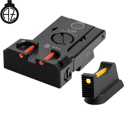 CZ Shadow 2, CZ 75 SP-01 Shadow mire regolabili con fibra ottica | type B